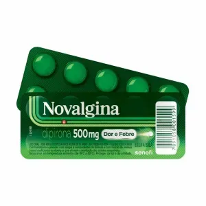 Analgesico e Antitermico Novalgina 500mg 10 Comprimidos