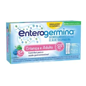 Probiotico Enterogermina Tamanho Familia 20 Frascos De 5ml Cada