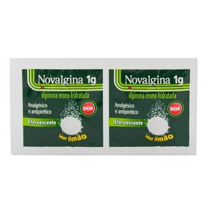 Novalgina Dipirona Sodica 1G Com 2 Comprimidos Efervescentes
