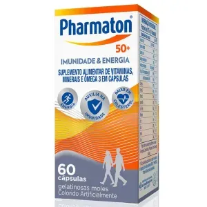 Polivitaminico Pharmaton 50+ Imunidade e Energia 60 capsulas