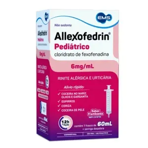 Allexofedrin Pediatrico 6mg/ml  suspensao oral  60ml