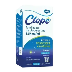 Clope 3,54mg Xarope 120mL