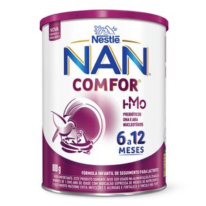 Fórmula Infantil para lactentes NAN Comfor HMO de 6 a 12 meses 800g
