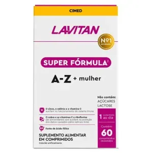 Polivitaminico Lavitan Super Formula A-Z + Mulher 60 comprimidos