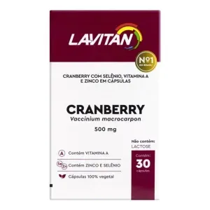 Suplemento Alimentar Lavitan Cranberry 30 Capsulas