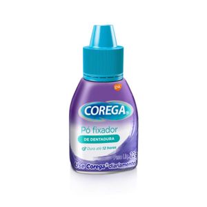 Fixador de Dentadura Pó Menta Corega Frasco 22g