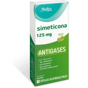 Simeticona 125mg 10 capsulas Medley Generico