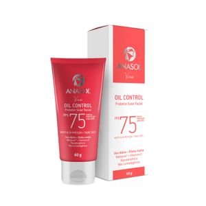 PROTETOR SOLAR FACIAL CREME ANTIOLIOSIDADE FPS 75 ANASOL PELE OLEOSA 60G