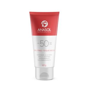 PROTETOR SOLAR FACIAL ANASOL TOQUE SECO FPS 50 COM 60G