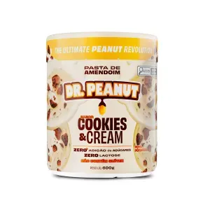 Pasta de Amendoim Sabor Cookies Cream 600g