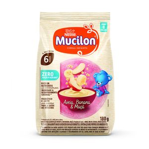 Cereal Infantil Mucilon Aveia, Banana E Maçã 180G