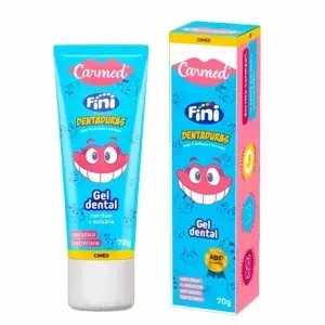 Gel Dental Carmed Fini Dentaduras Com Fluor 70g