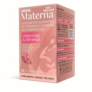 Materna Vitaminas & Minerais 30 unidades