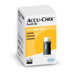 Lancetas Accu-Check FastClick Roche 24 Unidades