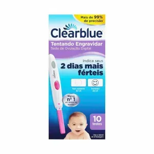 Teste De Ovulacao Digital Clearblue Com 10 Unidades
