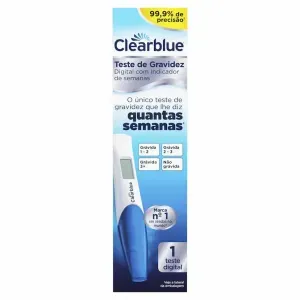 Teste De Gravidez Clearblue Digital Com Indicador De Semanas 1 Unidade