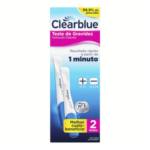 Teste De Gravidez Clearblue Detecção Rápida 2 Unidades