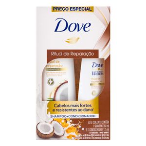 Kit Shampoo 350Ml+Condicionador 175Ml Dove Nutritive Secrets Ritual De Reparacao