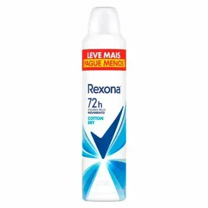Desodorante Antitranspirante Aerossol Rexona Cotton Dry Feminino 72H 250Ml