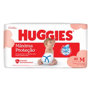 Fralda Huggies Supreme Care M 40 Unidades