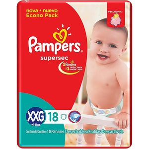 Fralda Pampers Supersec XXG 18 Unidades