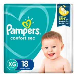 Fralda Pampers Confortsec XG 18 Unidades