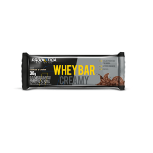 Whey Bar Creamy Cookies & Cream 38G Probiotica