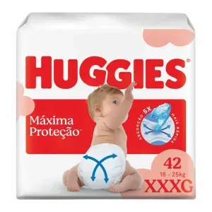 Fralda Huggies Maxima Protecao Xxxg 42 Unidades
