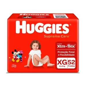 Fralda Huggies Supreme Care Disney Baby XG 52 Unidades