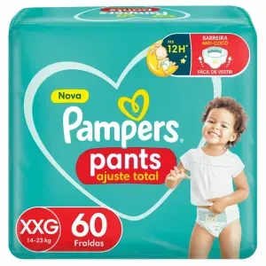 Fralda Pampers Pants Ajuste Total XXG 60 Unidades
