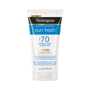 Protetor Solar Corporal Fps 70 Neutrogena Sun Fresh 120ml