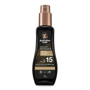 Protetor Solar Australian Gold Instant Bronzer Fps 15 125Ml