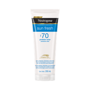 Protetor Solar Corporal Fps 70 Neutrogena Sun Fresh 200Ml