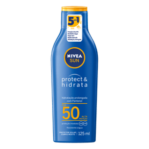 Protetor Solar Fps 50 Nivea Sun Protect & Hidrata 125Ml