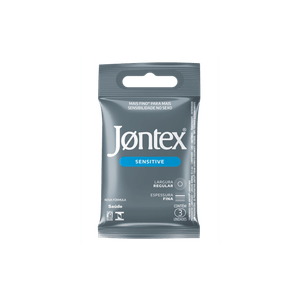 Preservativo Jontex Sensitive 3 Unidades