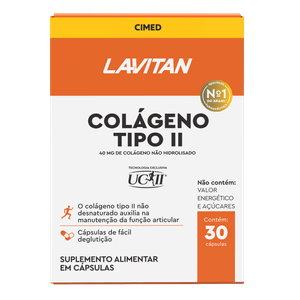 Colageno Tipo II Lavitan 30 Capsulas