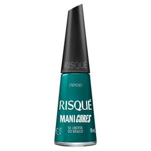 Esmalte Risqué ManiCores Se Liberta Do Básico Verde Escuro 8ml