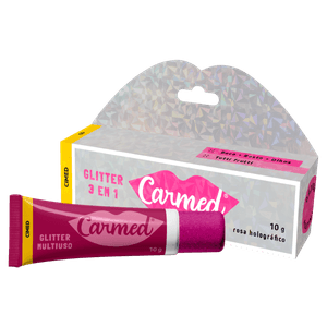 Hidratante Labial Carmed Glitter 3 em 1 10G