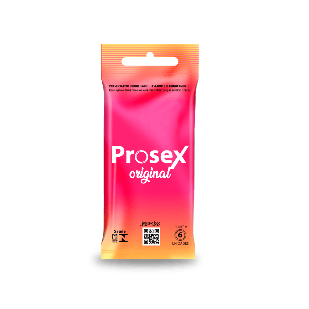 PROSEX SACHE PRESERVATIVO LUBRIFICADO ORIGINAL