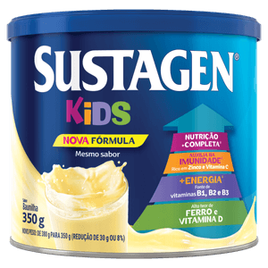 Suplemento Infantil Sustagen Kids A Partir De 3 Anos Baunilha 350G