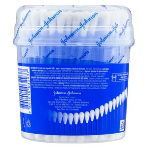 Cotonete Hastes Flexíveis Johnson & Johnson Jxj Pote Com 150Un