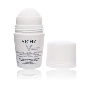 Desodorante Roll-On Vichy - Peles Sensíveis Ou Depiladas - 50Ml