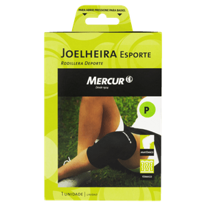 Joelheira Esporte Mercur - Tamanho P - Unidade Joelheira Esporte Mercur Tamanho P - Unidade