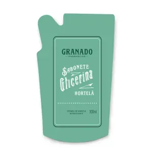 Refil Sabonete Líquido Glicerina Granado Hortelã 300Ml