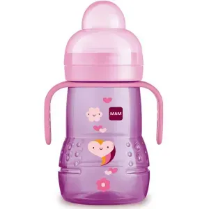 Copo De Treinamento Trainer 4+ Rosa - Mam - Coração