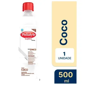 Probiótico Pedialyte Max Sabor Coco Solução 500Ml