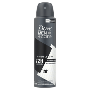 Desodorante Antitranspirante Aerosol Dove Men +Care Invisible Dry Masculino 72H 150Ml