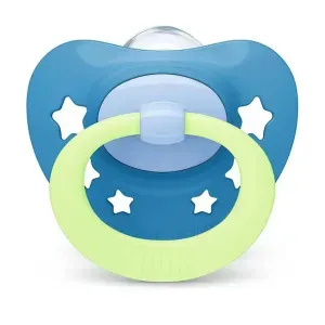Chupeta Brilha No Escuro Signature 6-18 Meses Azul - Nuk