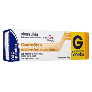 Nimesulida 20Mg Neo Química Gel Com 40G