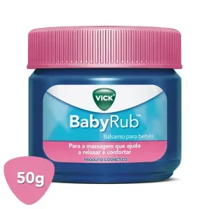 Vick Babyrub Pomada Calmante Infantil 50G